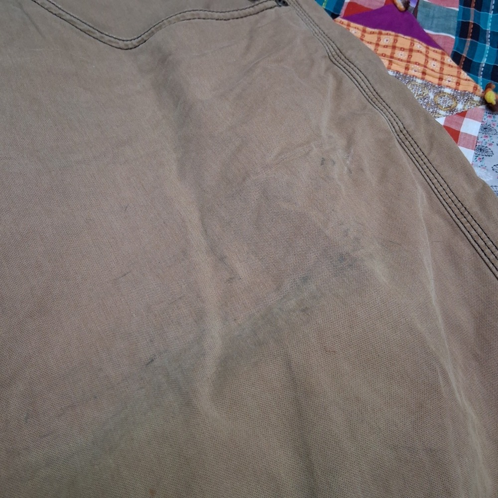 Cabelas Mens Double Knee Casuals Utility Pants Size 44x32 Tan Brown - Picture 8 of 16